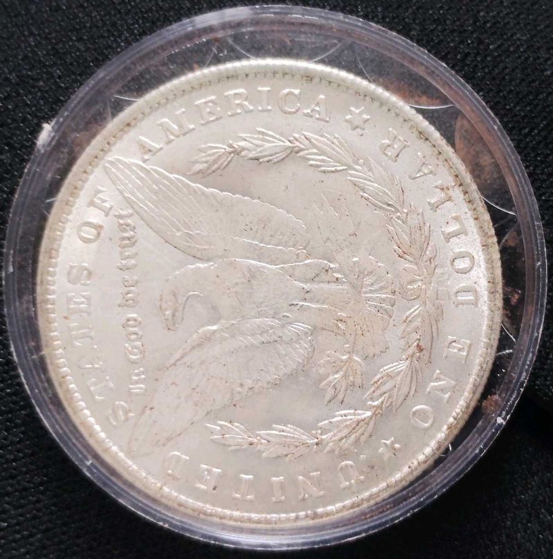 Morgan 1881 Silver Dollar Replica.