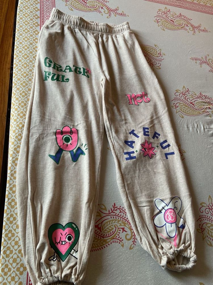 Fun Graphic Print Sweatpants