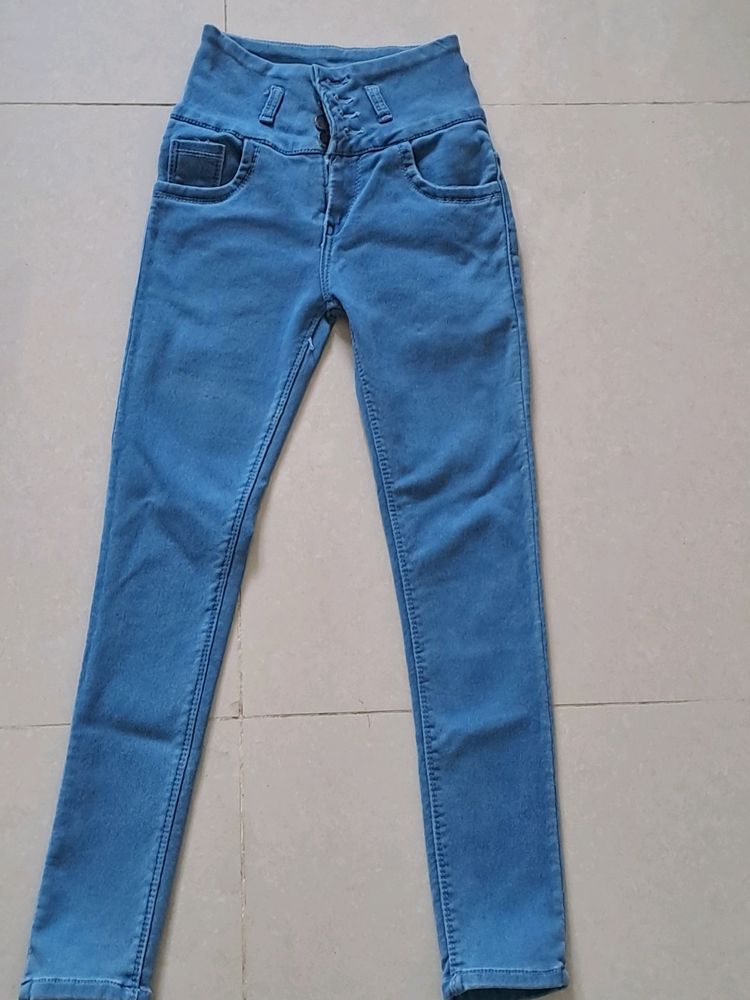 Denvik Light Blue High Rise Jeans