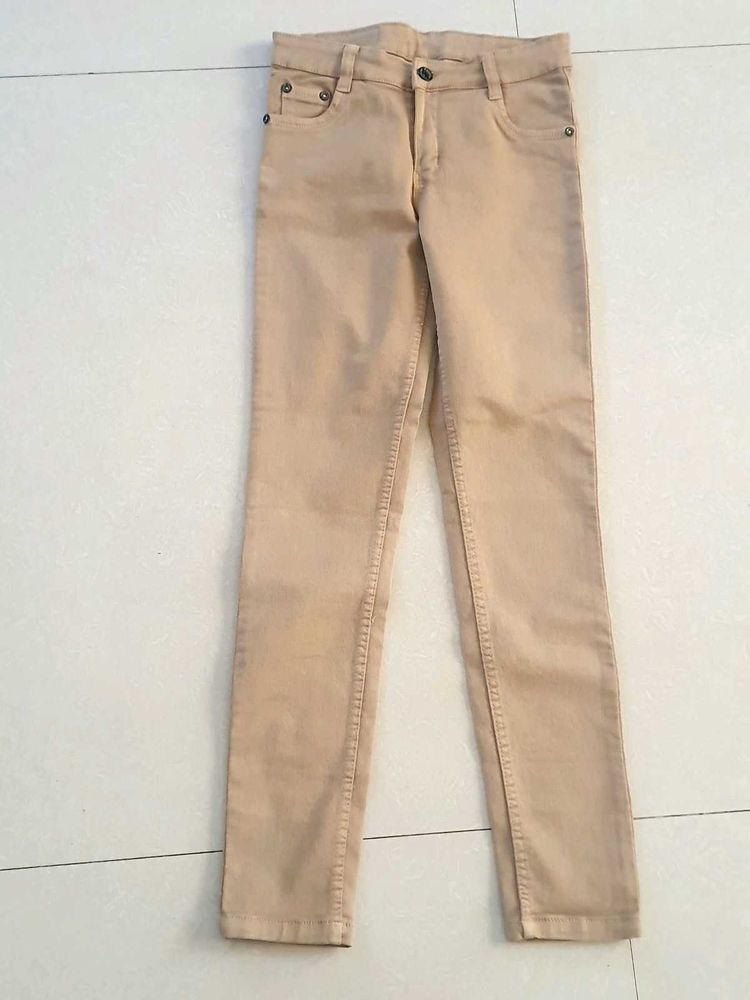 Beige Jeans