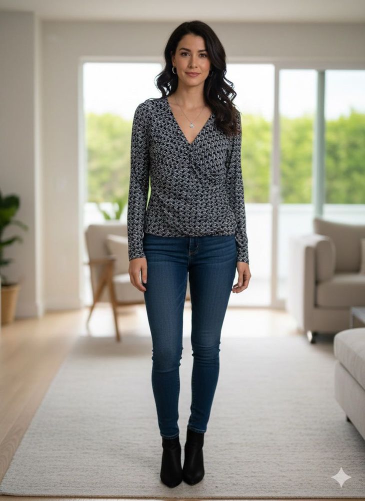 New York Company Patterned Top