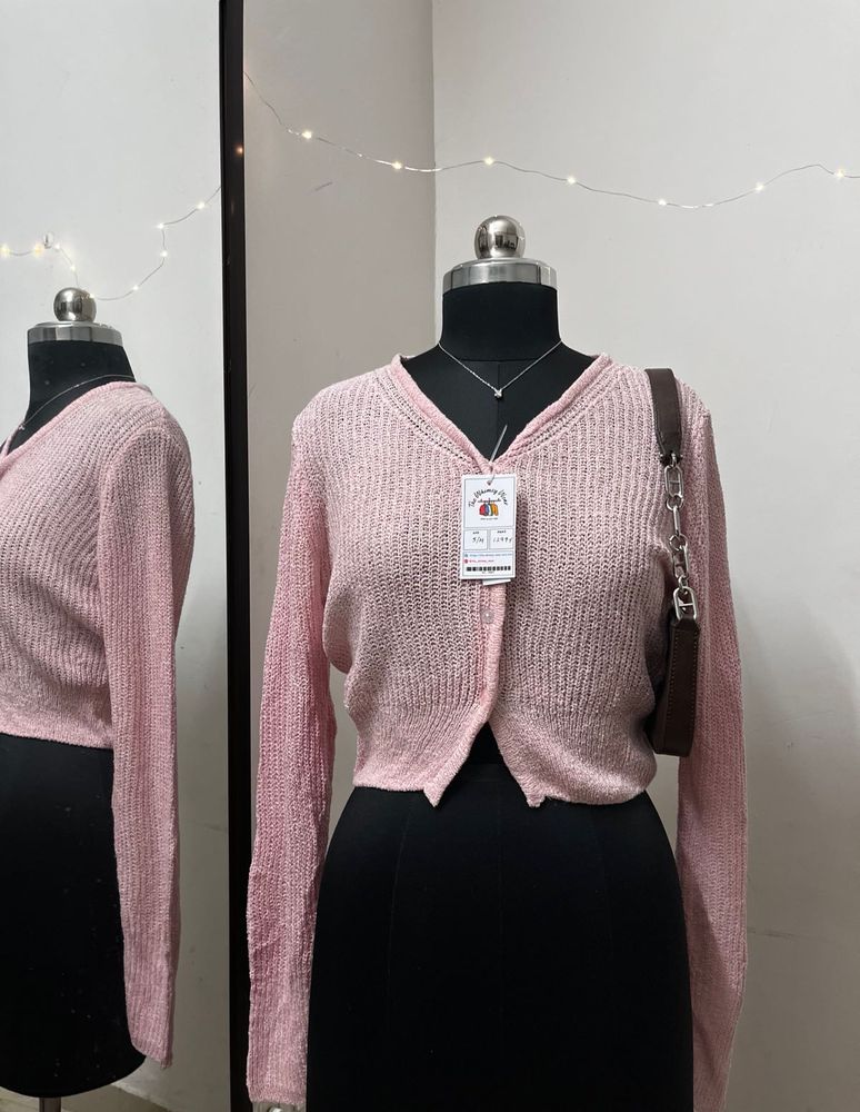 Pink Crochet Top