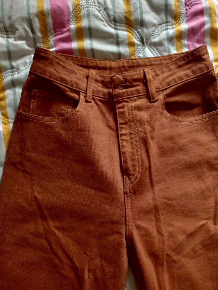 Trendy Brown Jeans