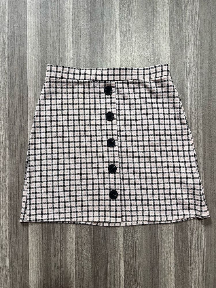 Plaid Mini Skirt