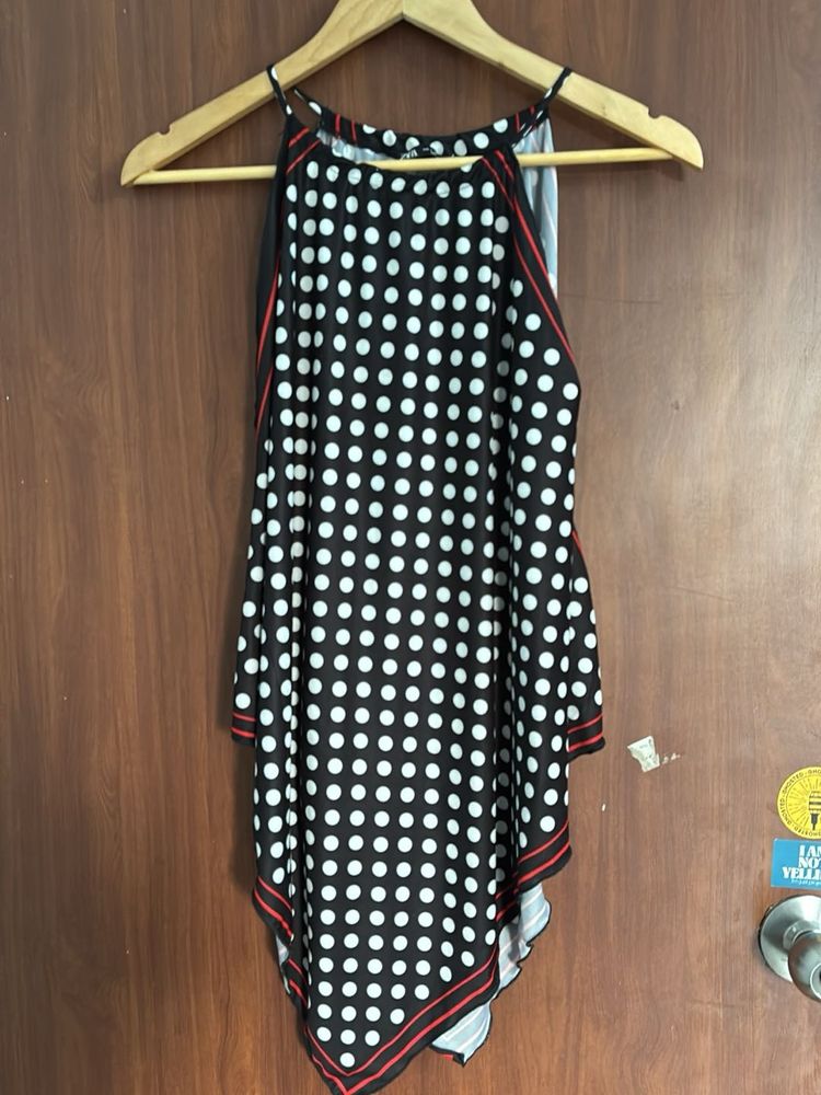 Polka Dot Halter Top