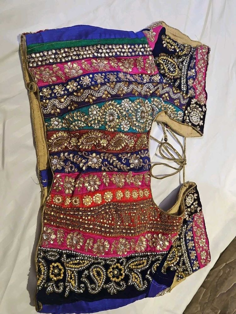 Embroidered Ethnic Blouse Heavy