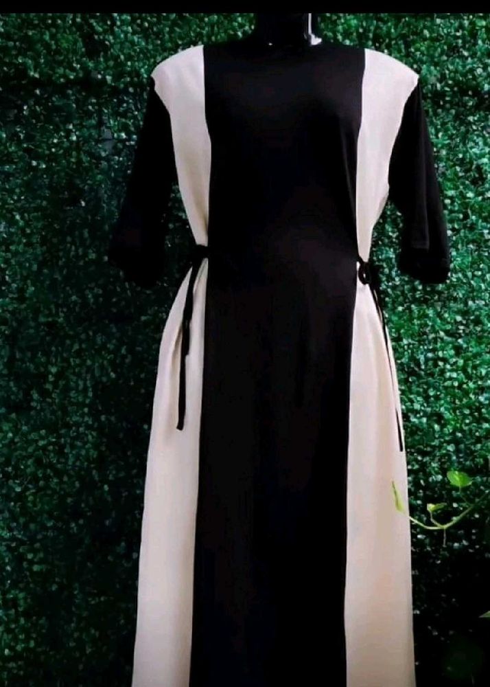 Stylish Black &amp; White Dress