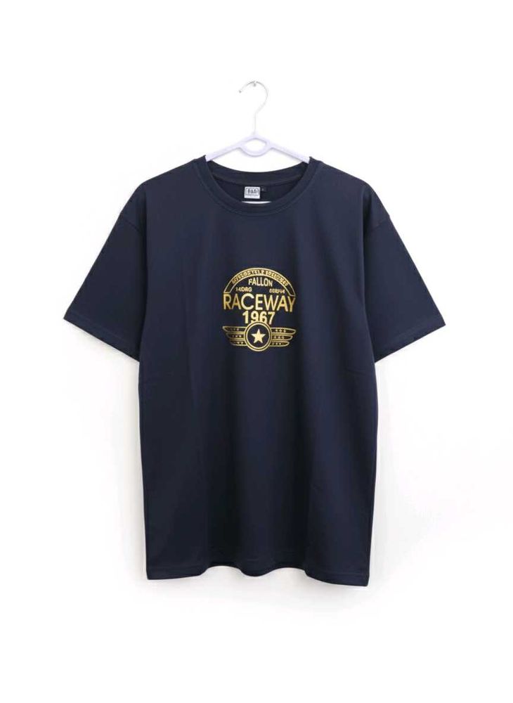 New Navy Blue Graphic Tee