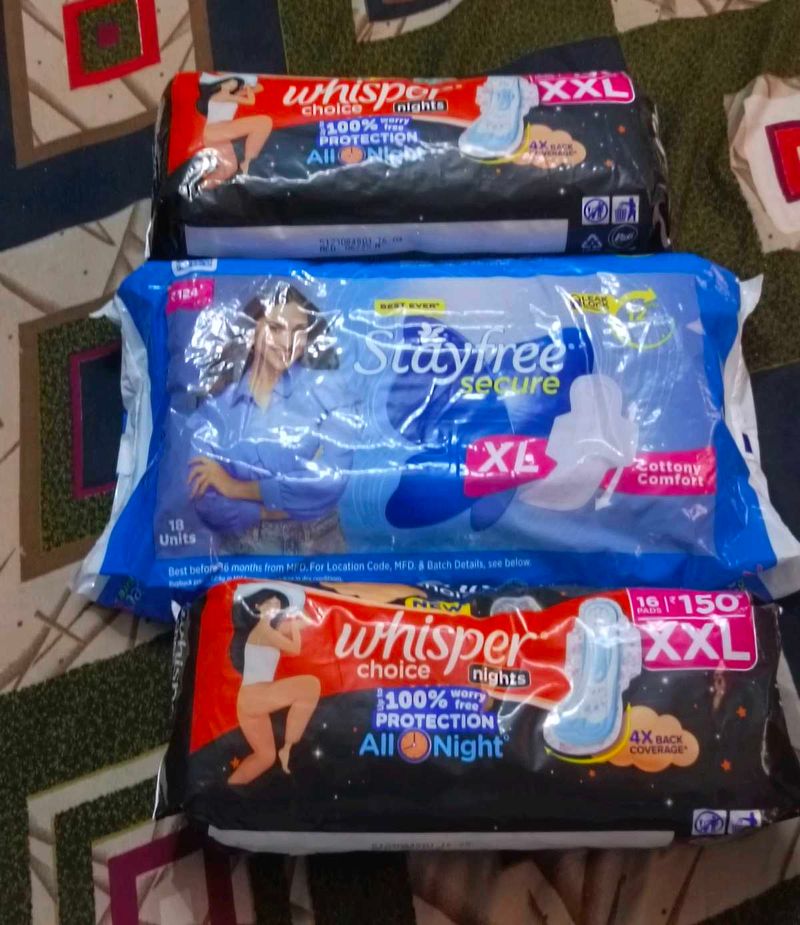 50 Pads Combo Feminine Hygiene Padco