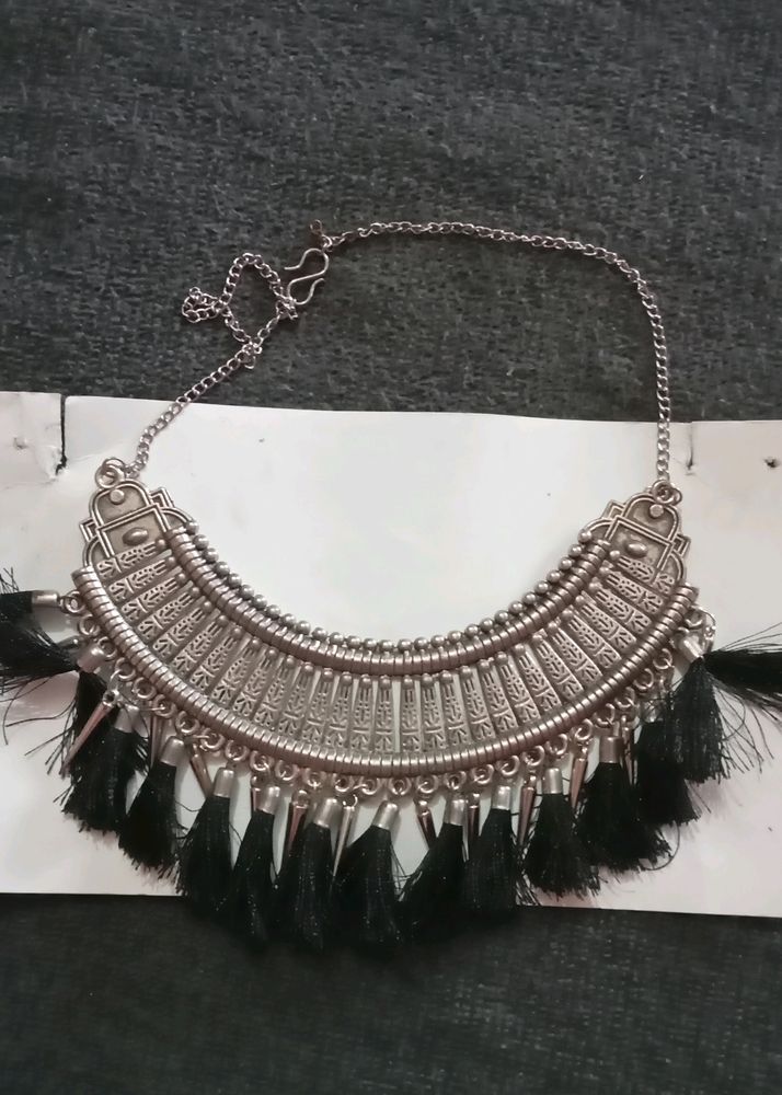 Oxidised Silver Jewellery Set