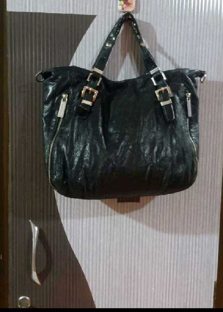 Michael Kors Black Leather Tote