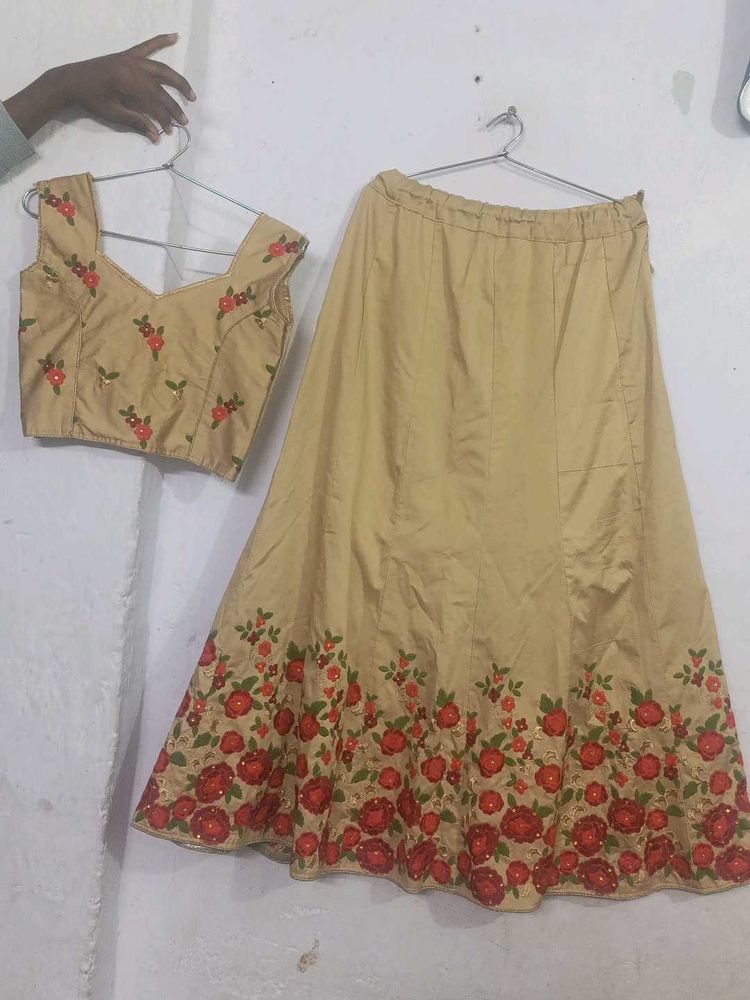 Embroidered Lehenga Choli Set
