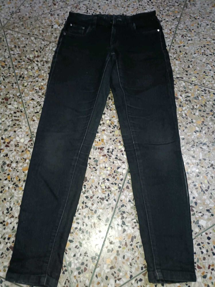 Black Formal Regular Denim
