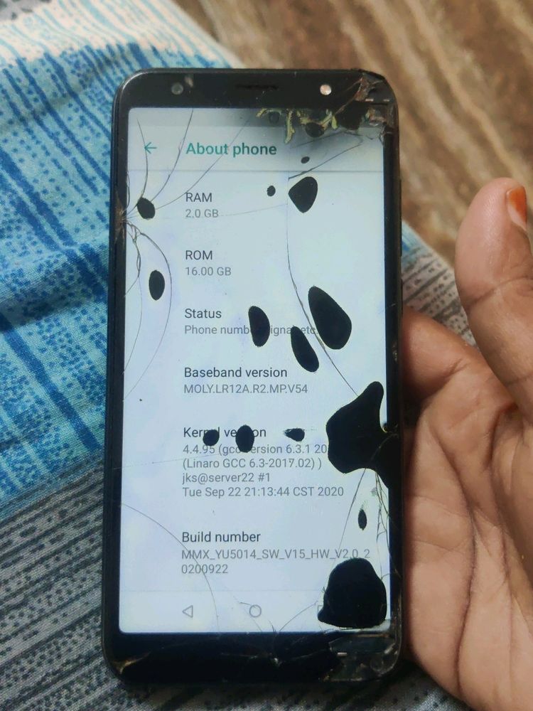 Yu Phone Display Broken but phon is still working