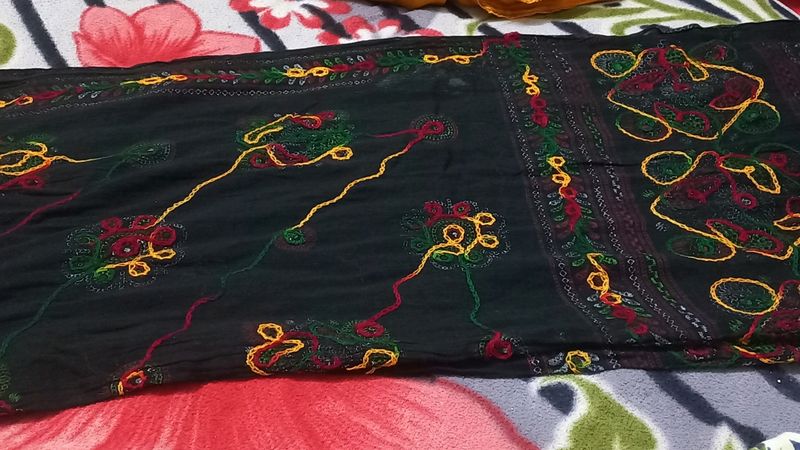 Chikan Work Dupatta