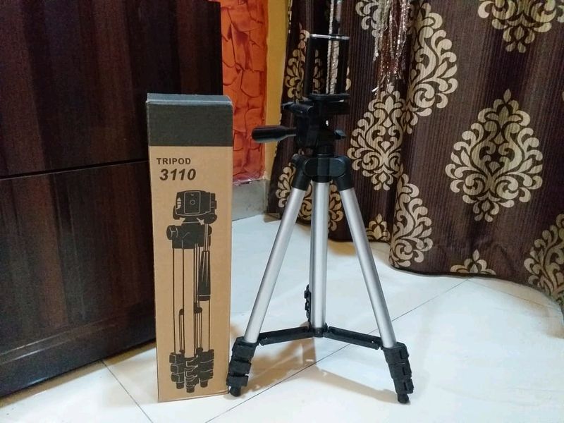 🆕 Portable Camera Tripod with Three- Dimensional Head &amp; Quick Release Plate For All Camera &amp; Mobile
