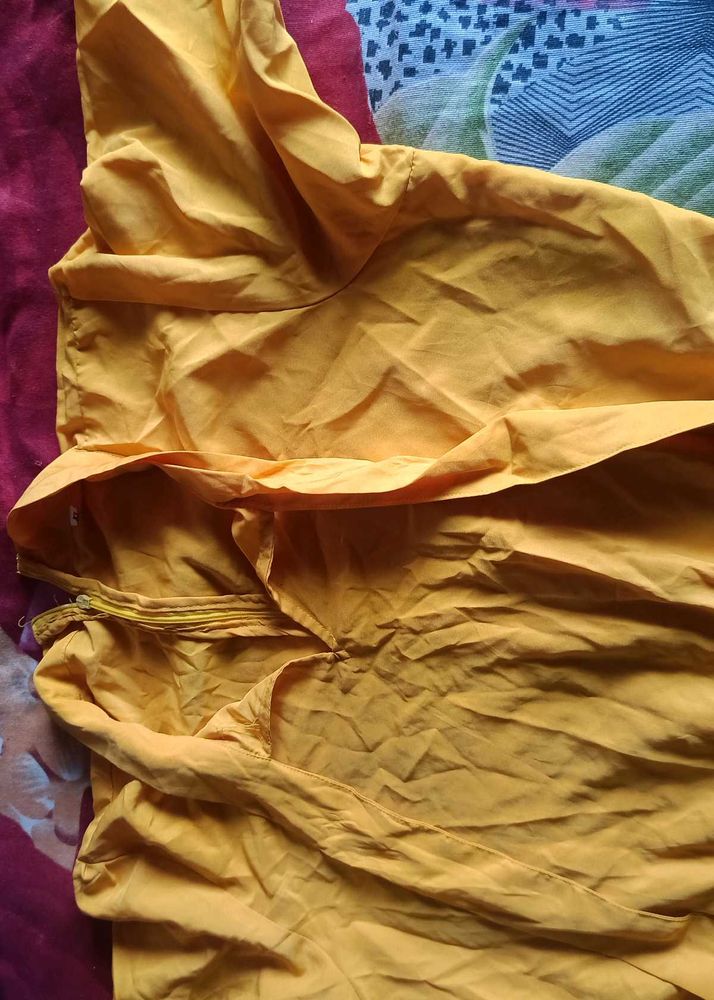 Yellow Jumpsuit For Casual Girls
