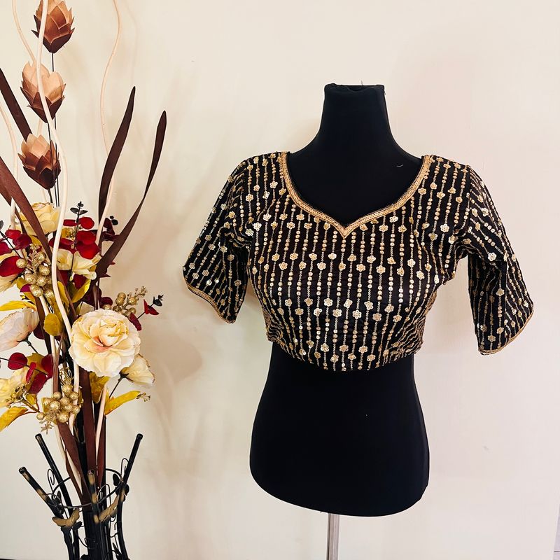Brand New Designer Black Blouse