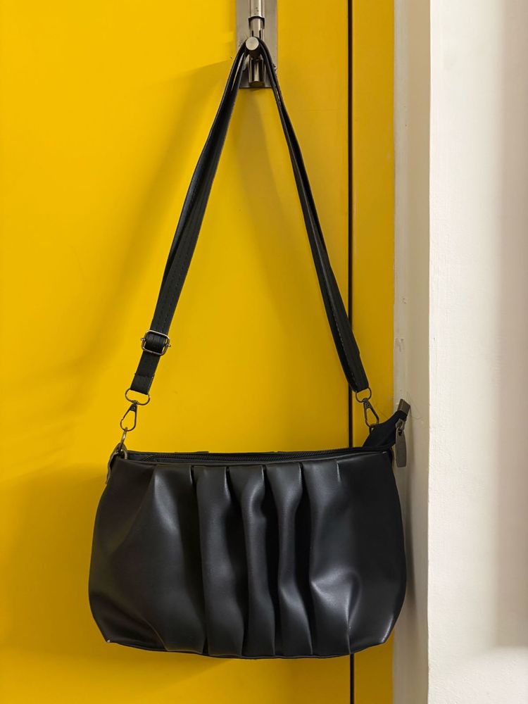 Stylish Black Crossbody Bag