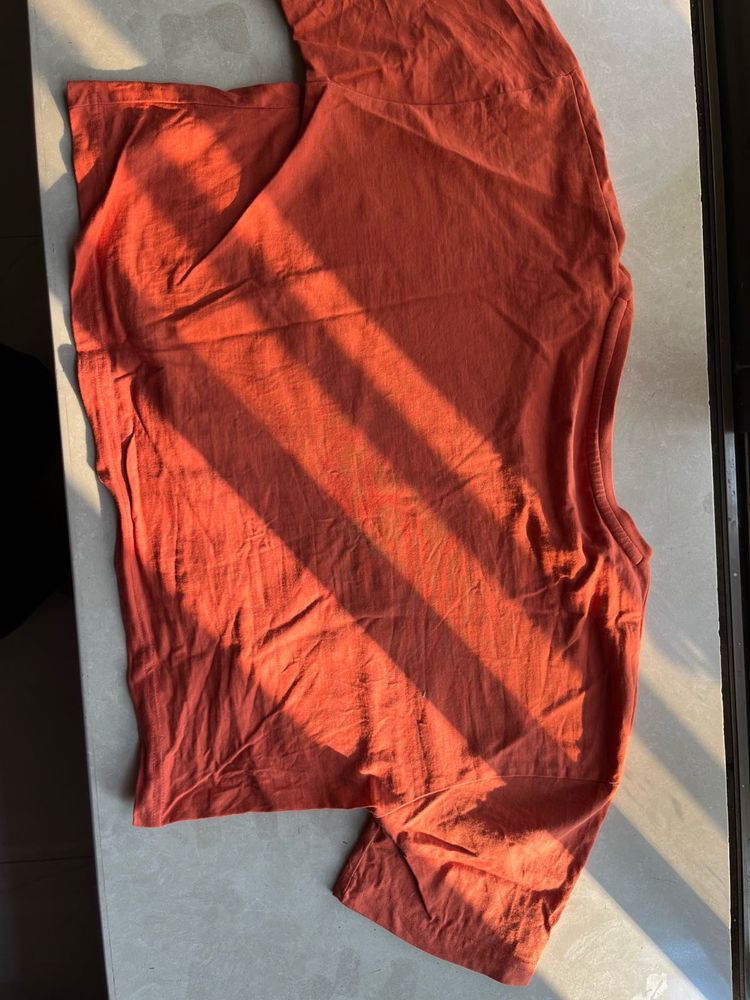 Burnt Orange Casual Tee