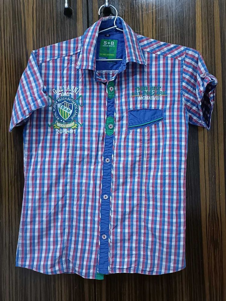 Boys Checkered Shirt
