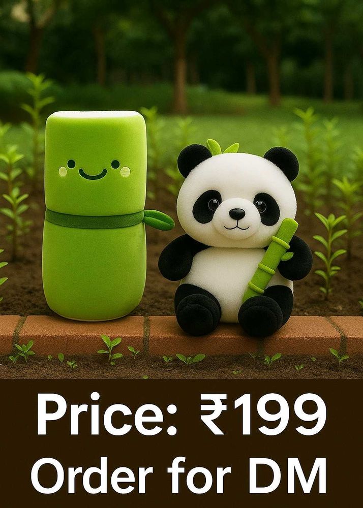 bamboo panda soft toy