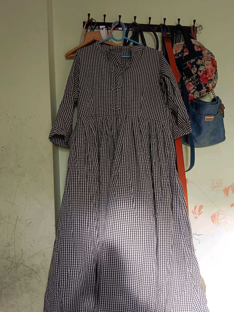 Gingham Maxi Dress