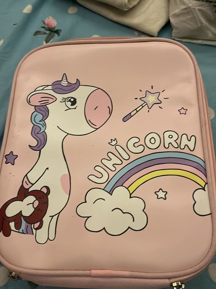 imported Pink Unicorn Lunch bag