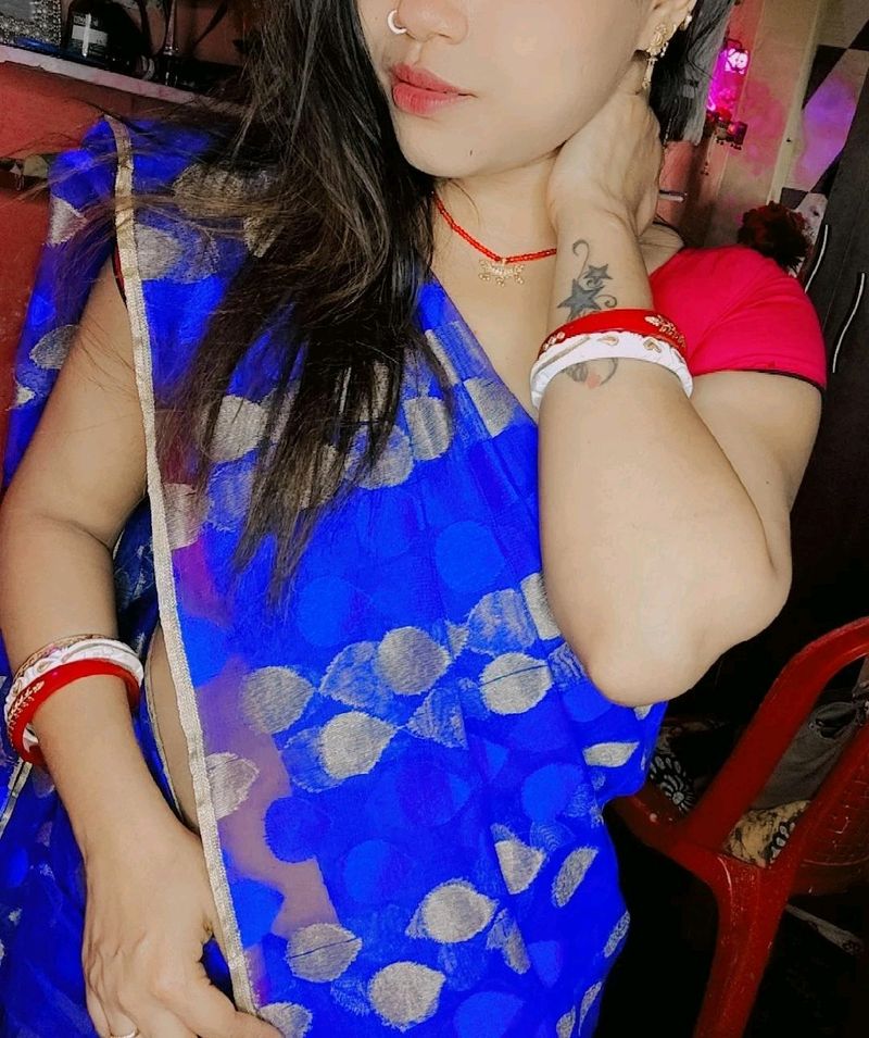 Blue Saree💙