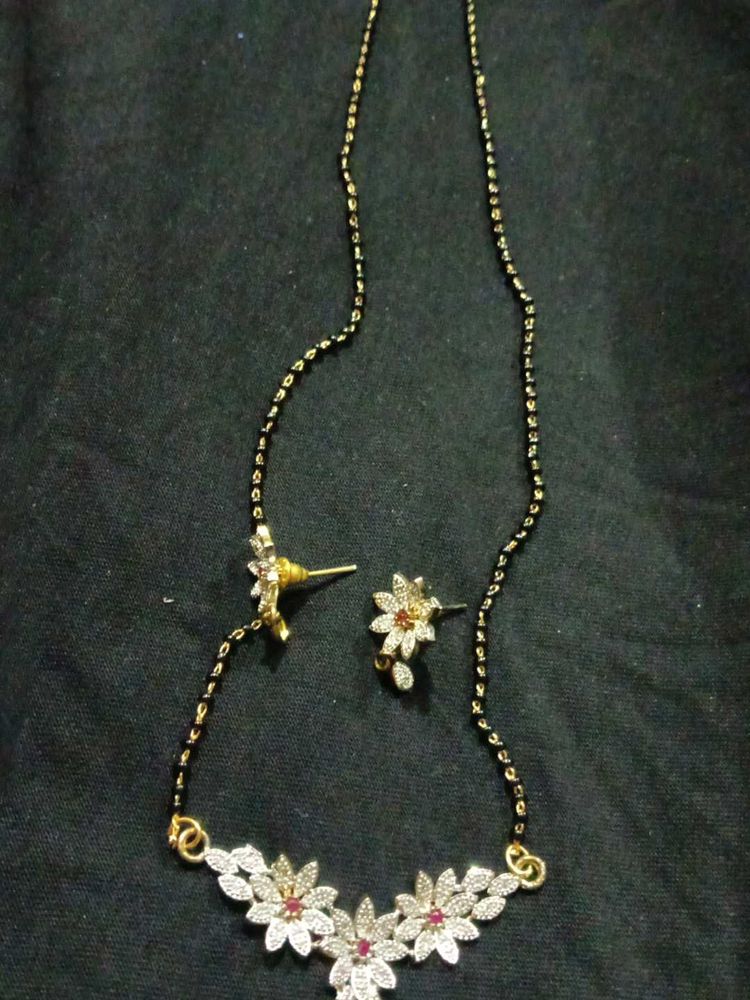 Floral Mangalsutra Set