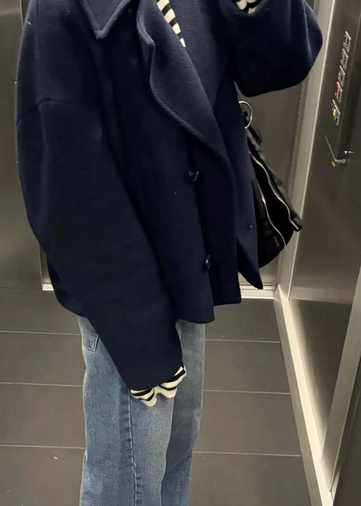 Navy Blue Peacoat