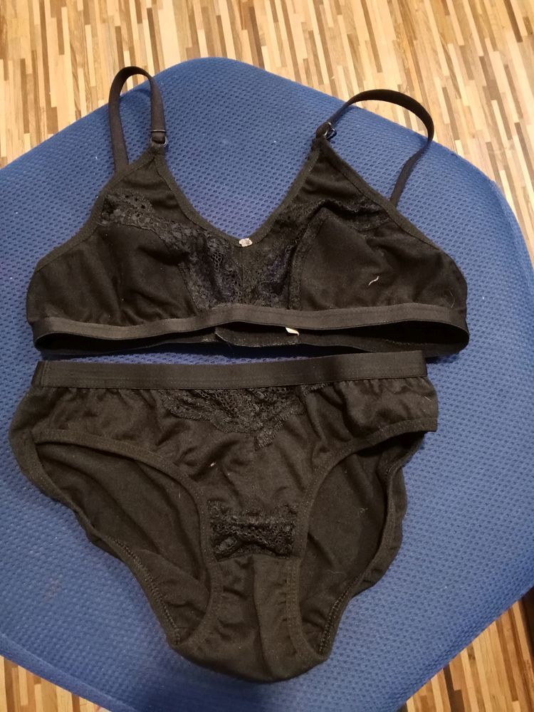 Hot Black Bra Panty Set