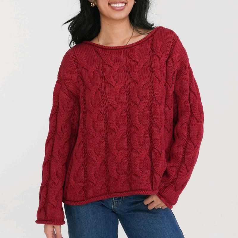 Chunky  Cable Knit Sweater