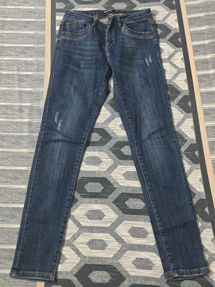 Dark Wash Denim Jeans