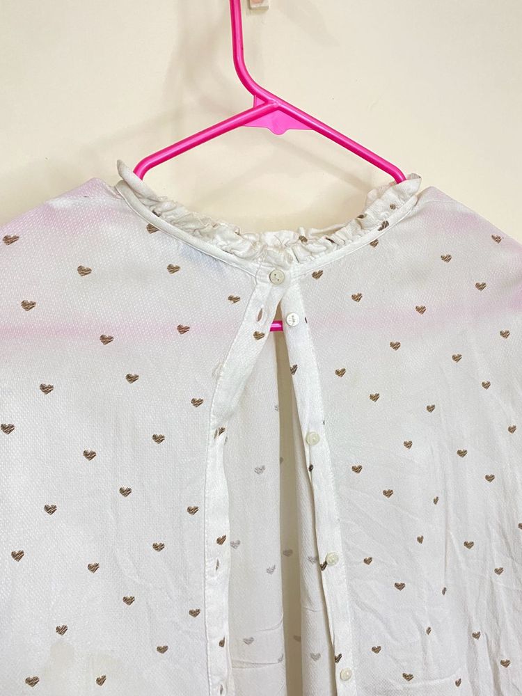 White Cute Tops