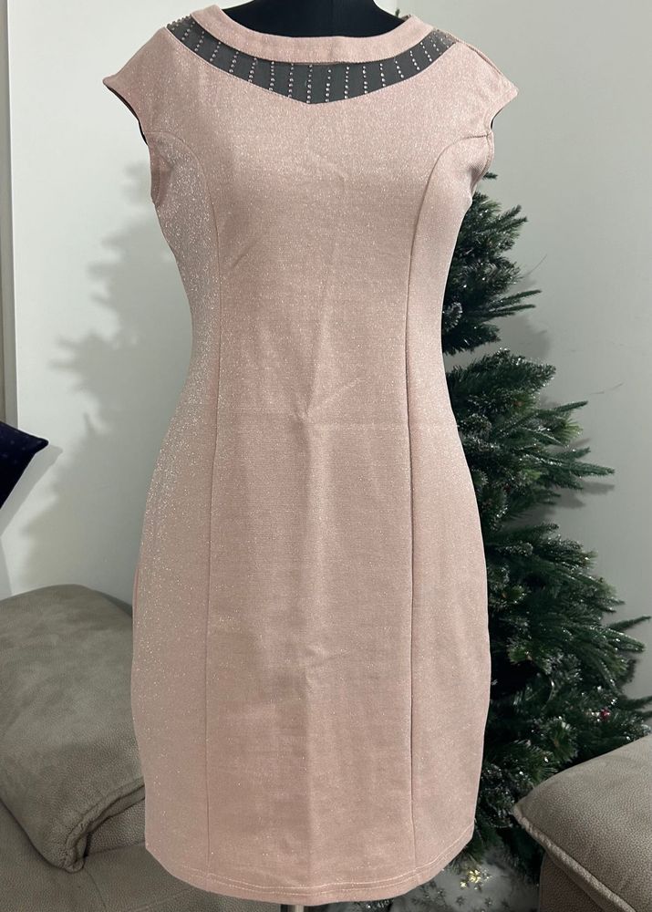 Elegant Pink Party Dress