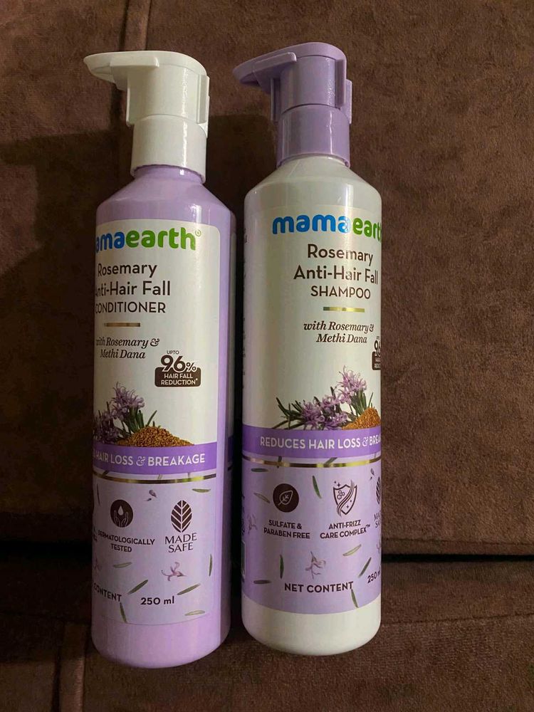 Mamaearth Rosemary Hair Fall Shampoo &amp; Conditioner