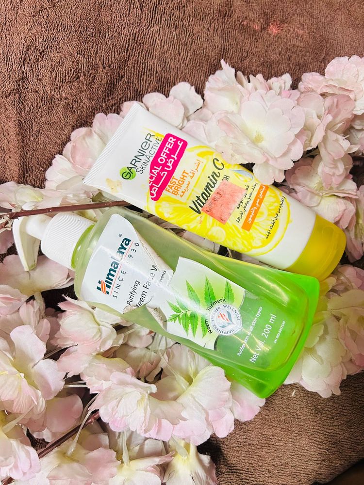 Himalaya &amp; Garnier Face Wash