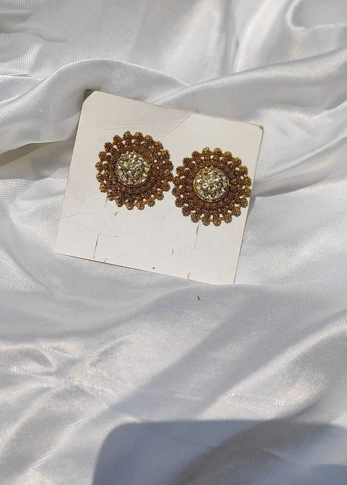 Vintage Style Floral Earrings