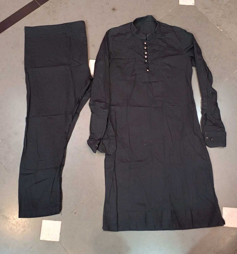 Black Kurta Set