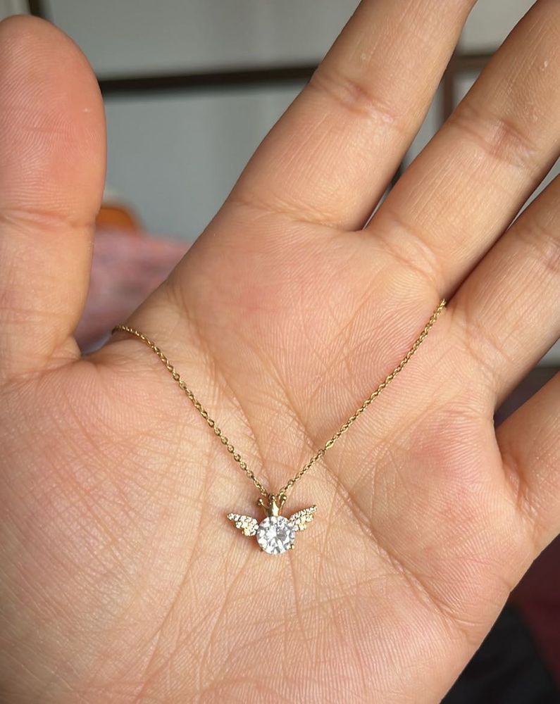 Angel Wing Pendant Necklace