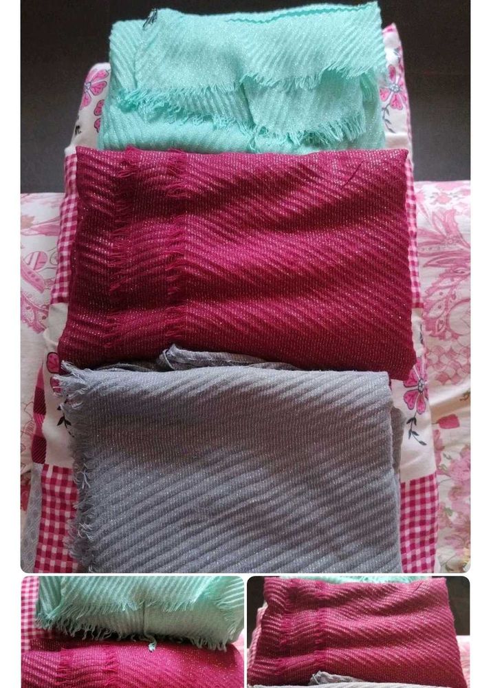 Set of Sparkly Scarves