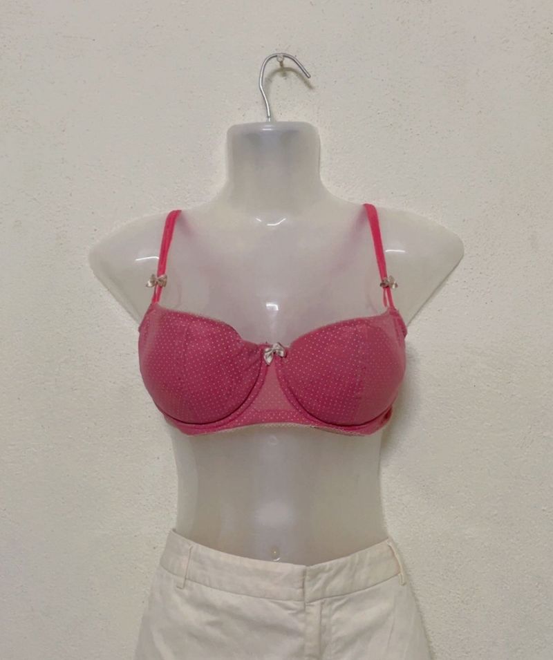 Pintresty Korean Imported Pink Bra