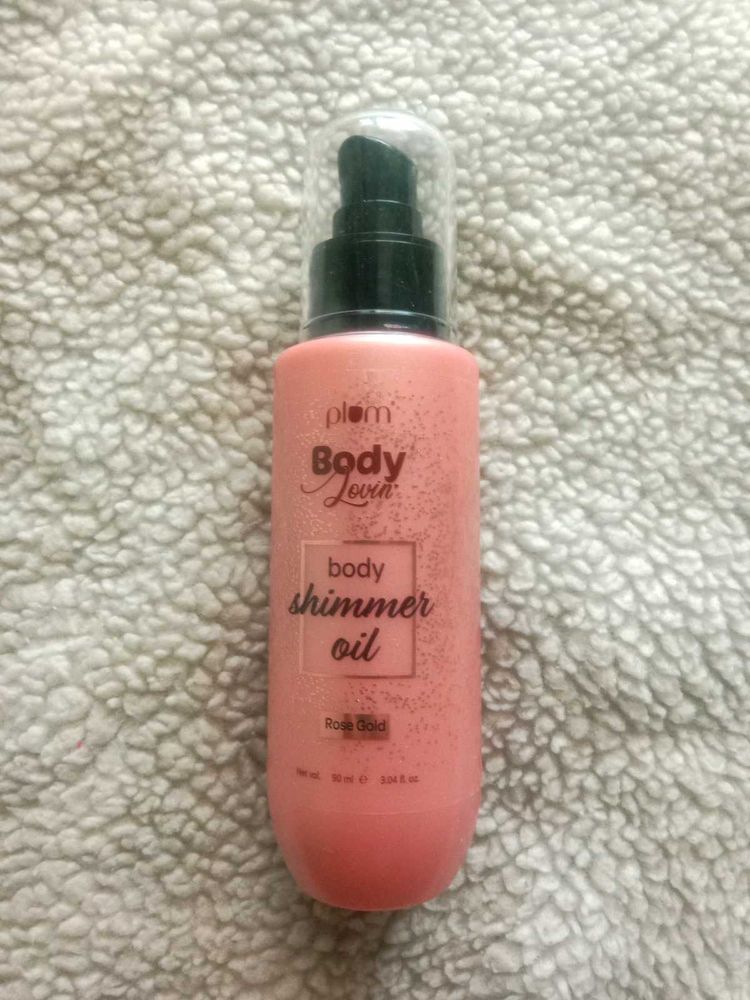 Plum Body Lovin’ Shimmer Oil – Rose Gold (90ml)