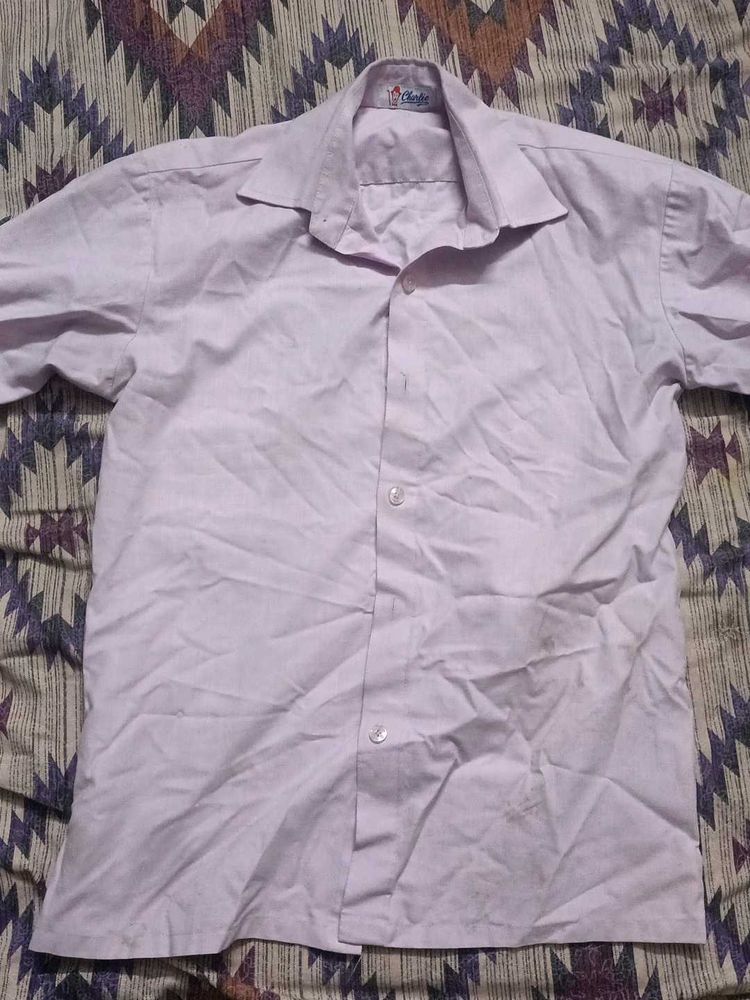 Vintage Pastel Button-Down