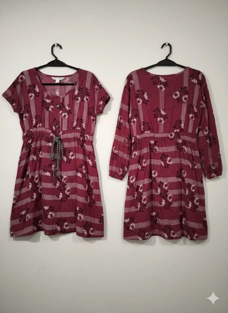 Floral Print Mini Dress