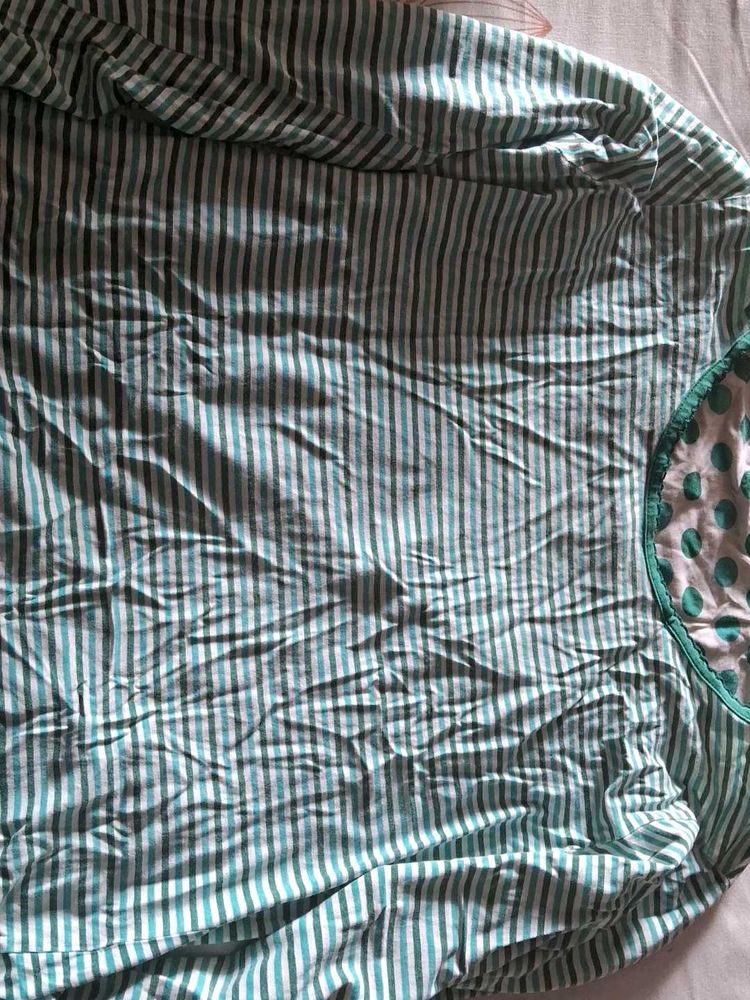 Horizontal Strip Full Sleve Tshirt