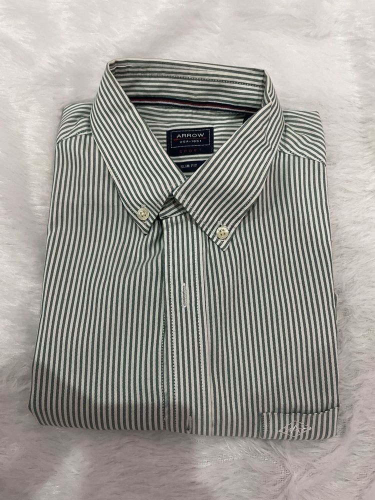 Arrow Striped Slim Fit Shirt
