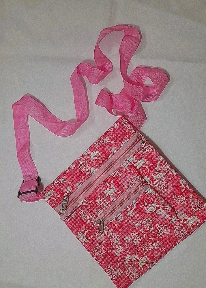 Cute Pink Sling Bag For Girls