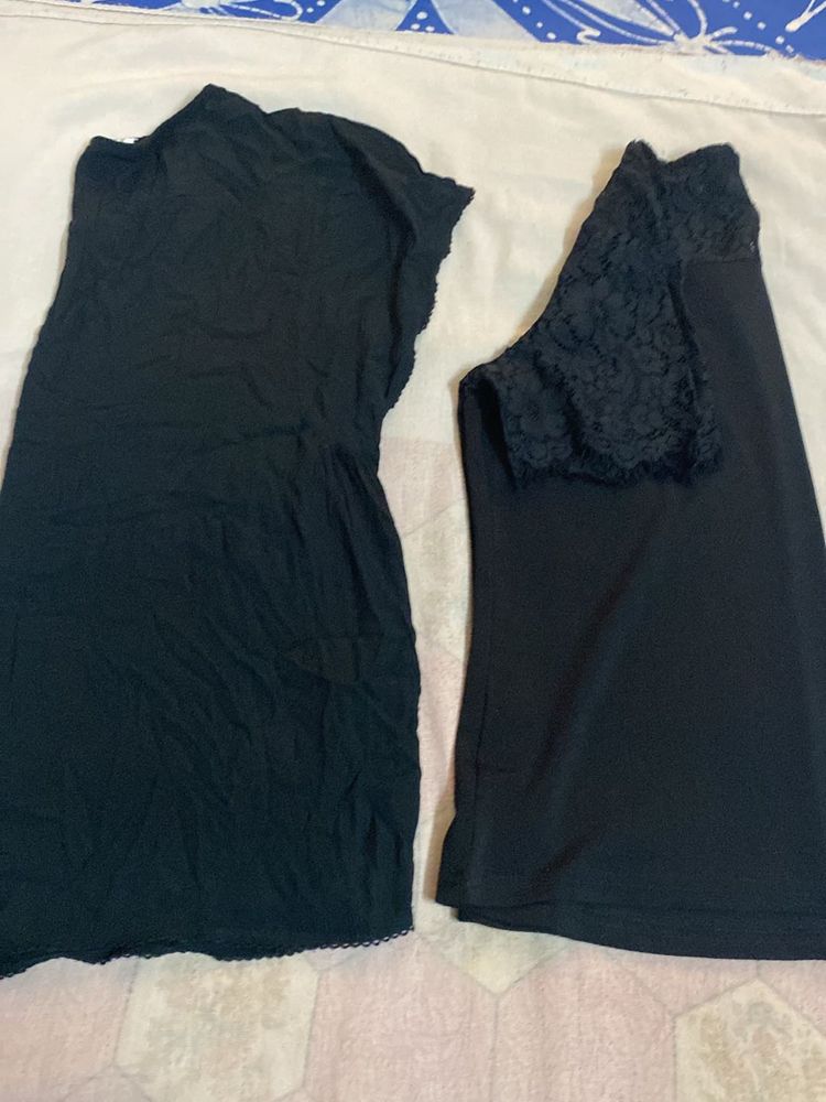 Combo Of 2 Jet Black Top
